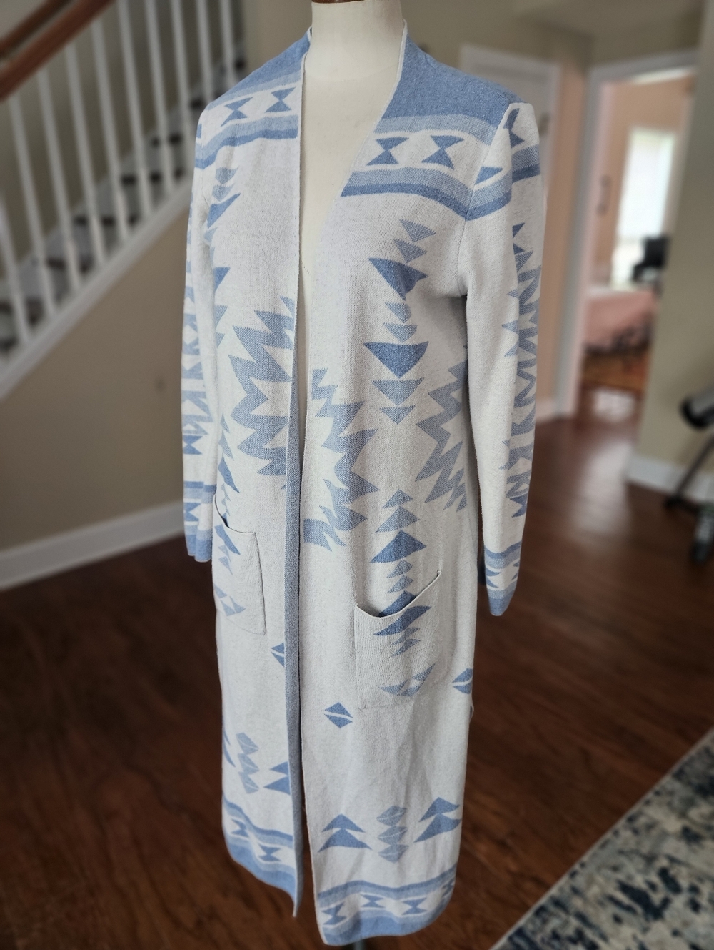 Jessica Simpson Aztec Duster Cardigan Large